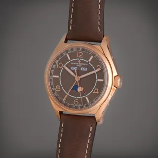 Vacheron Constantin Fiftysix 4000E/000R-B065 Rose gold Brown