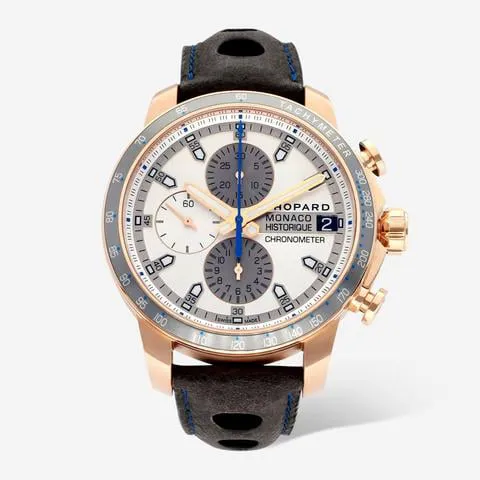 Chopard Grand Prix de Monaco Historiqu 161294-5001 44.5mm Rose gold Silver