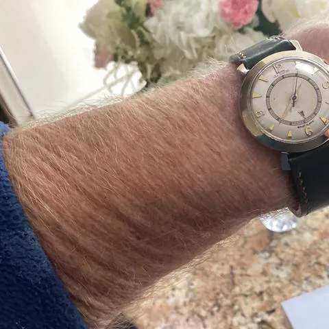 Jaeger-LeCoultre Memovox 34.5mm Stainless steel Champagne
