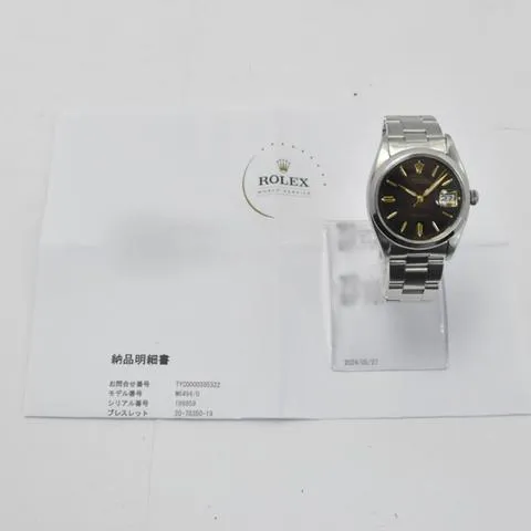 Rolex Oyster Date 6494 34mm Stainless steel Black 9