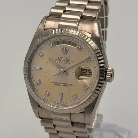 Rolex Day-Date 36 18239 36mm White gold Silver