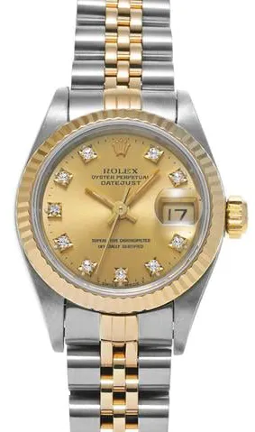 Rolex Datejust 69173G 26mm Stainless steel Champagne