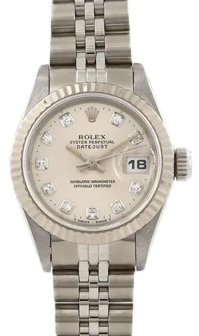 Rolex Datejust 69174G 26mm Yellow gold and Stainless steel Silver