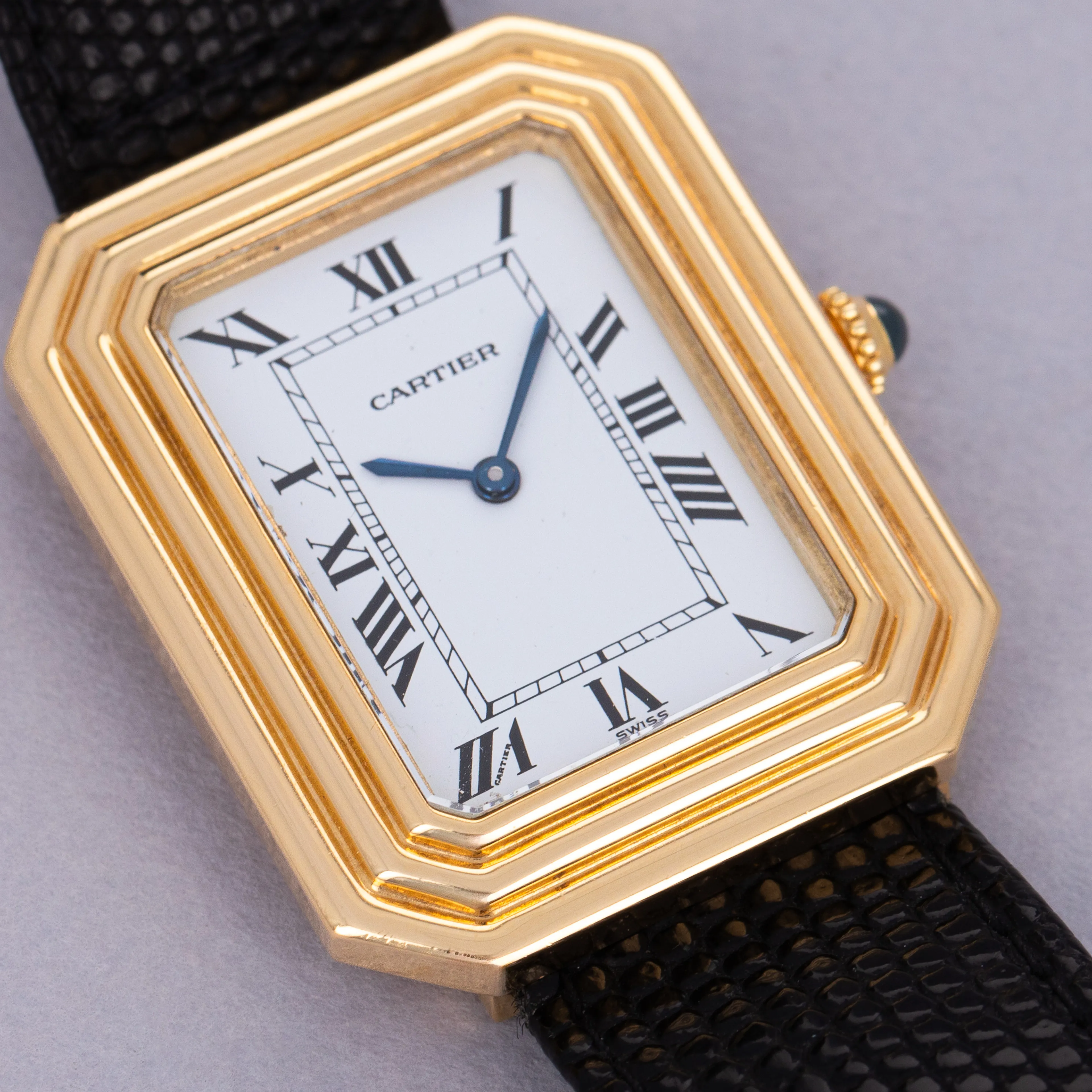 Cartier Cristallor Jumbo 78096 35mm Yellow gold White 1