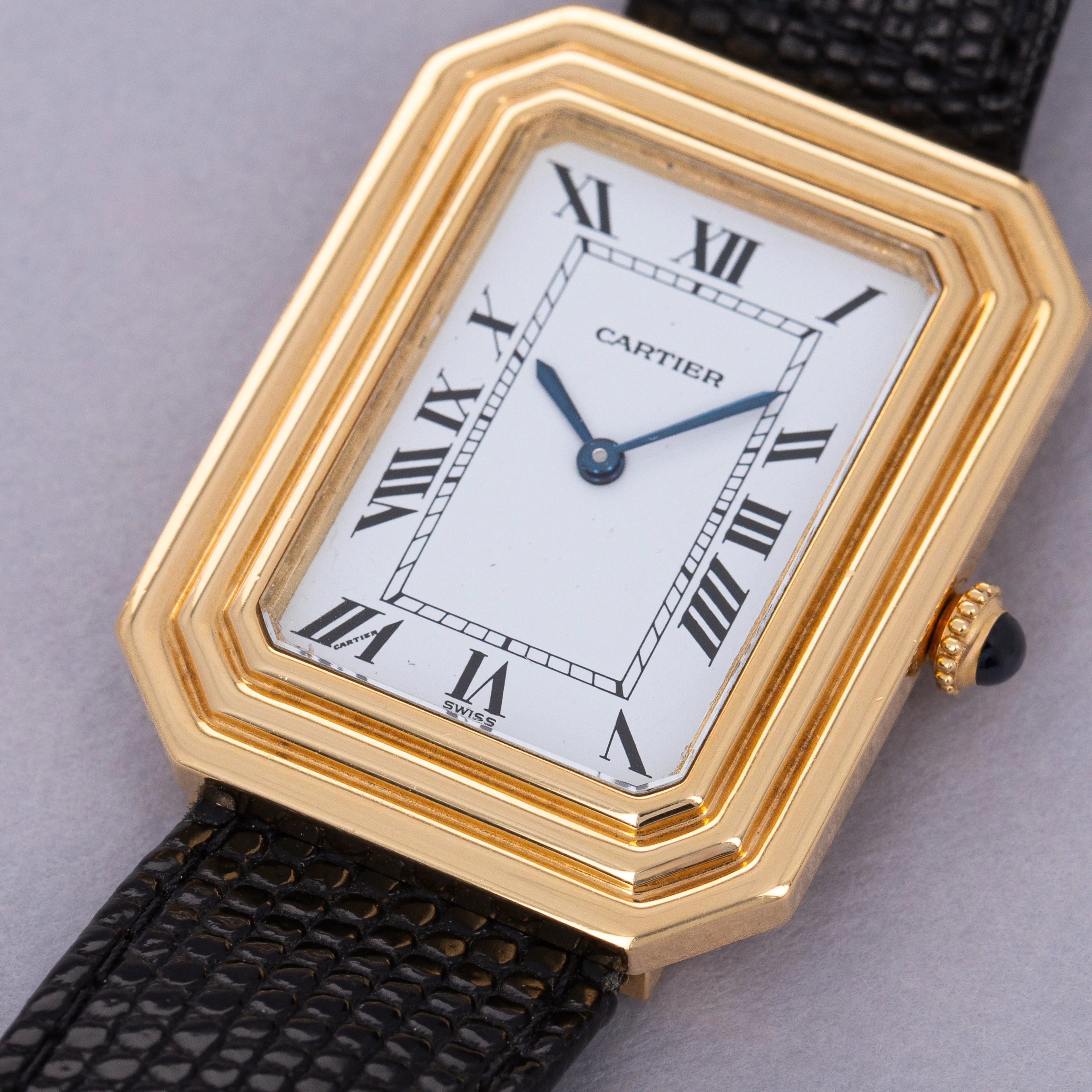 Cartier Cristallor Jumbo 78096 35mm Yellow gold White 2