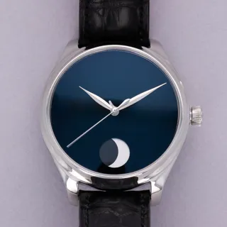 H. Moser & Cie. Endeavour 1801-1200 Stainless steel Black