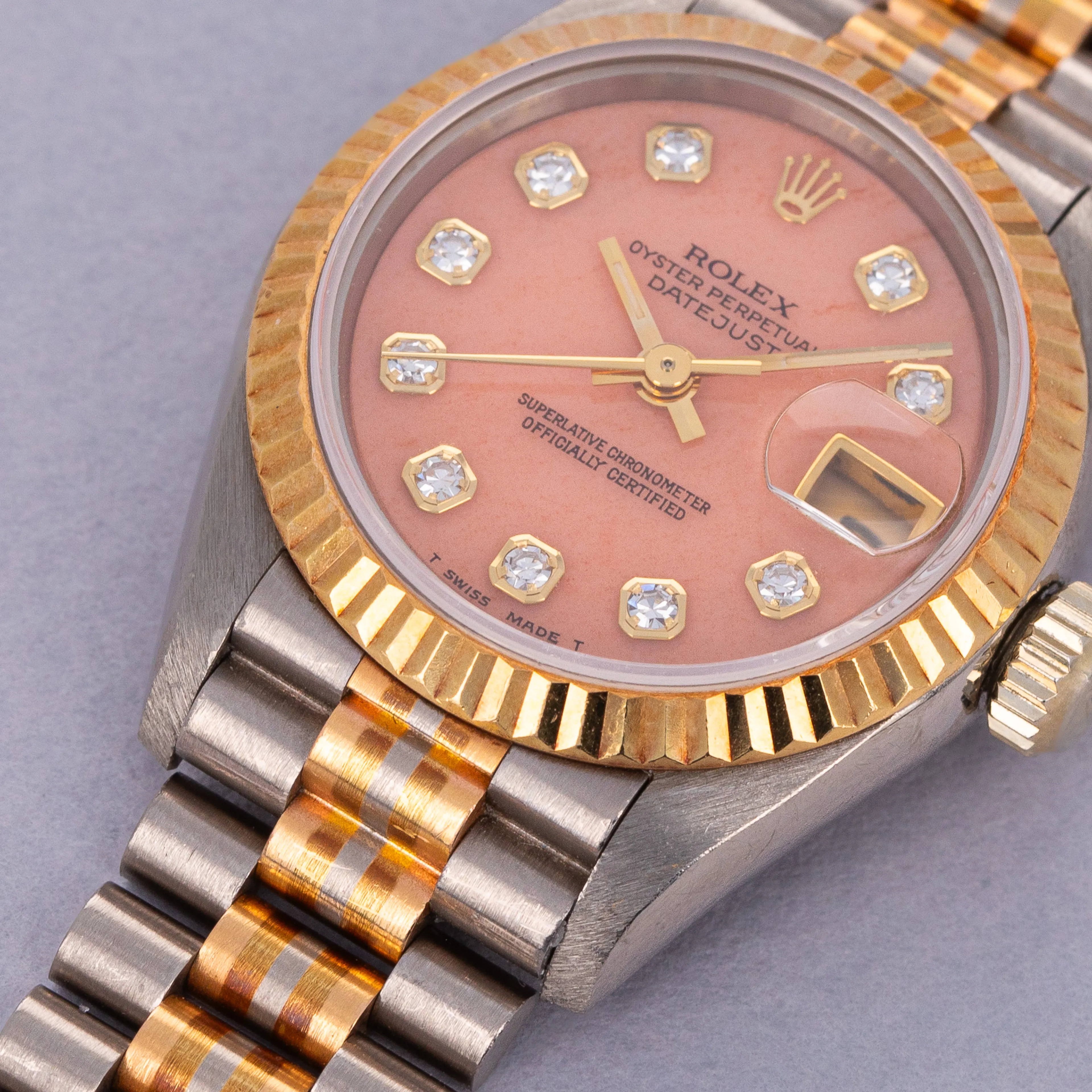 Rolex Lady-Datejust 69179 26mm White gold, yellow gold and rose gold Rose 2