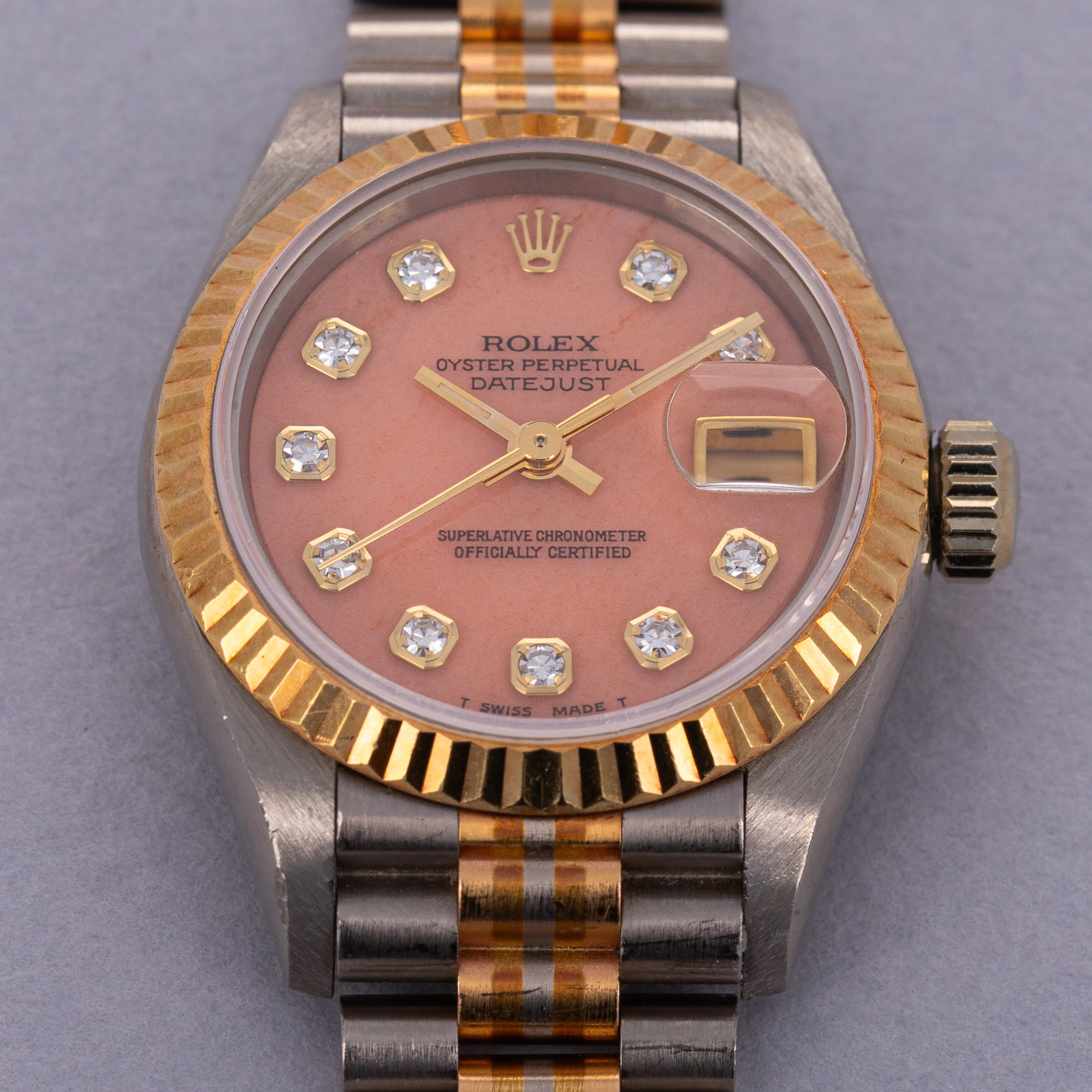 Rolex Lady-Datejust 69179 26mm White gold, yellow gold and rose gold Rose 11