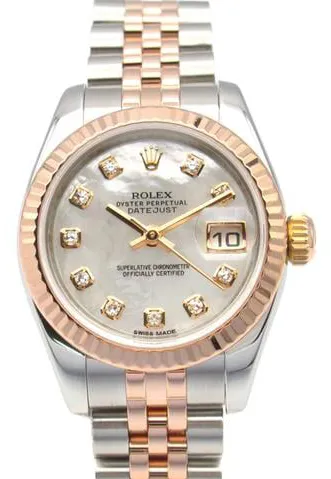 Rolex Lady-Datejust 179171NG 25mm Stainless steel