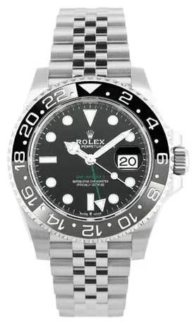 Rolex GMT-Master II 126710GRNR 40mm Stainless steel Black