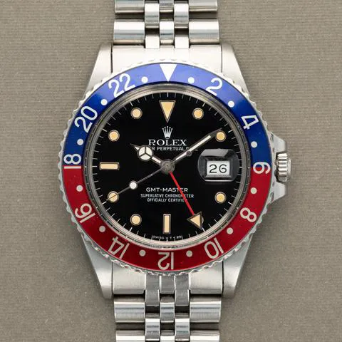 Rolex GMT-Master 16750 40mm Stainless steel Black