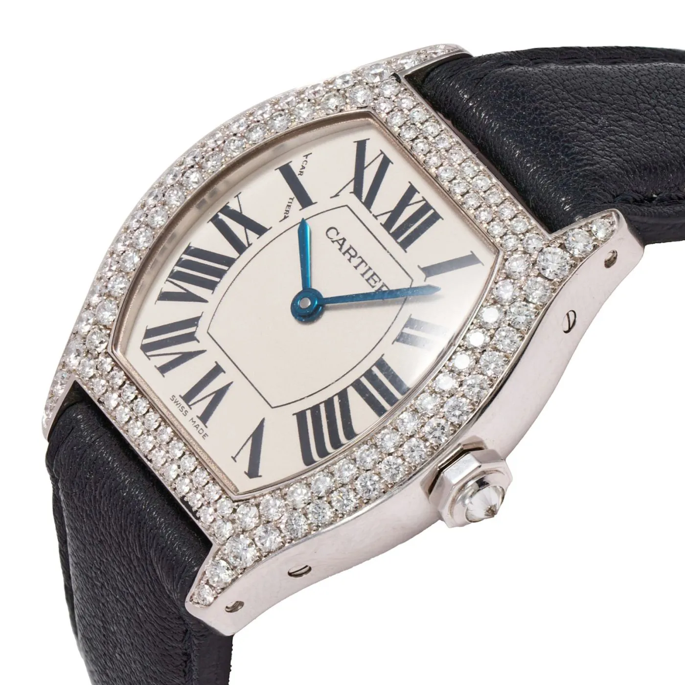 Cartier Tortue 2691 31mm White gold and Diamond White 1