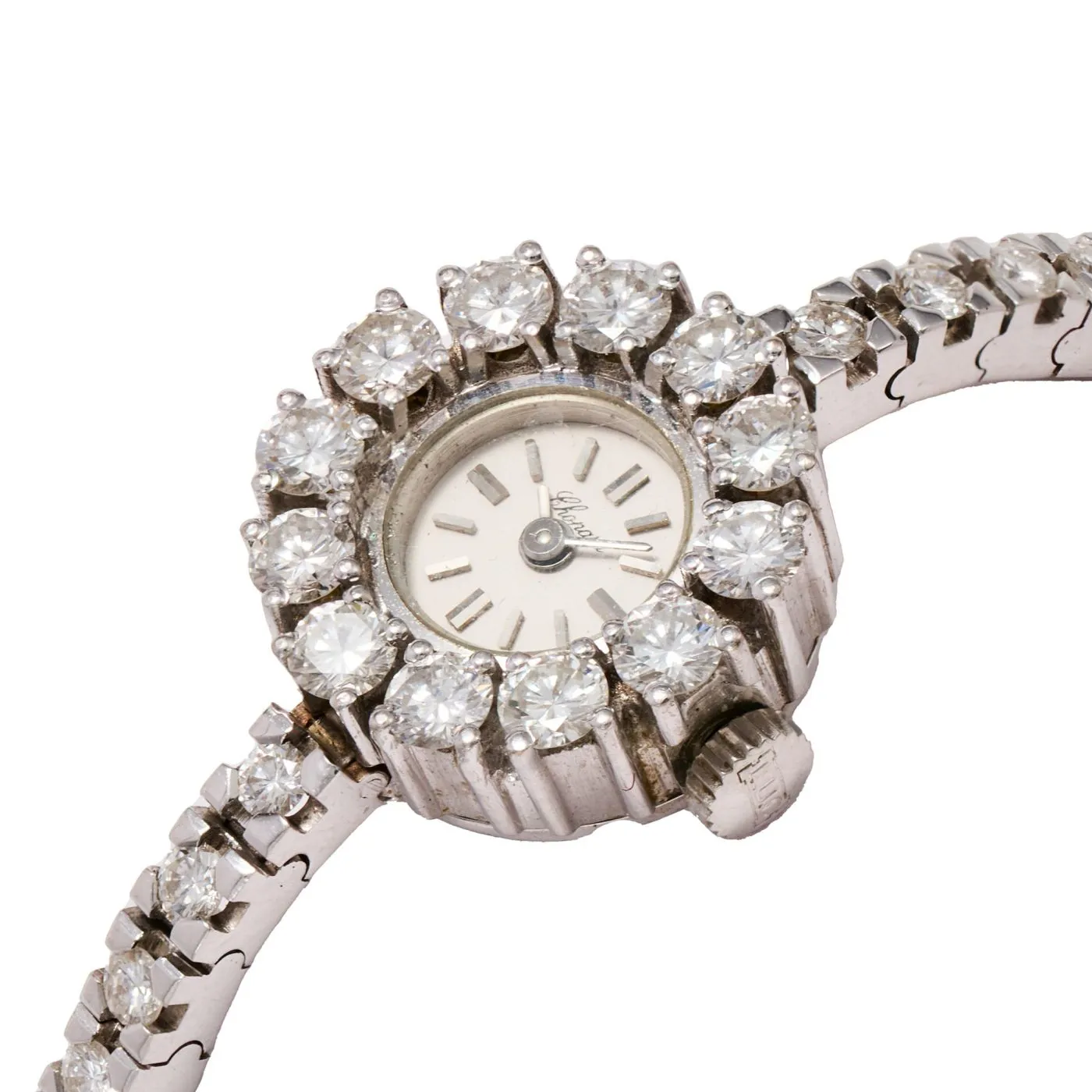Chopard 18mm Gold and diamond-set Silver 1