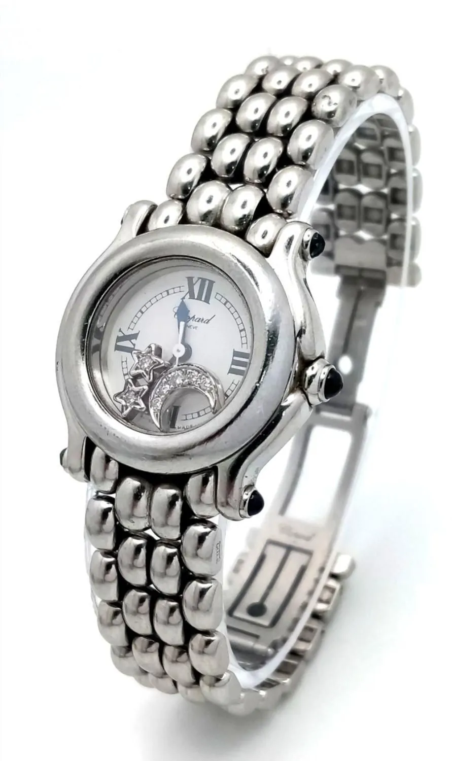 Chopard Happy Sport 26mm Stainless steel White