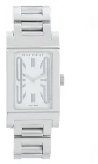 Bulgari Rettangolo RT39S Stainless steel White