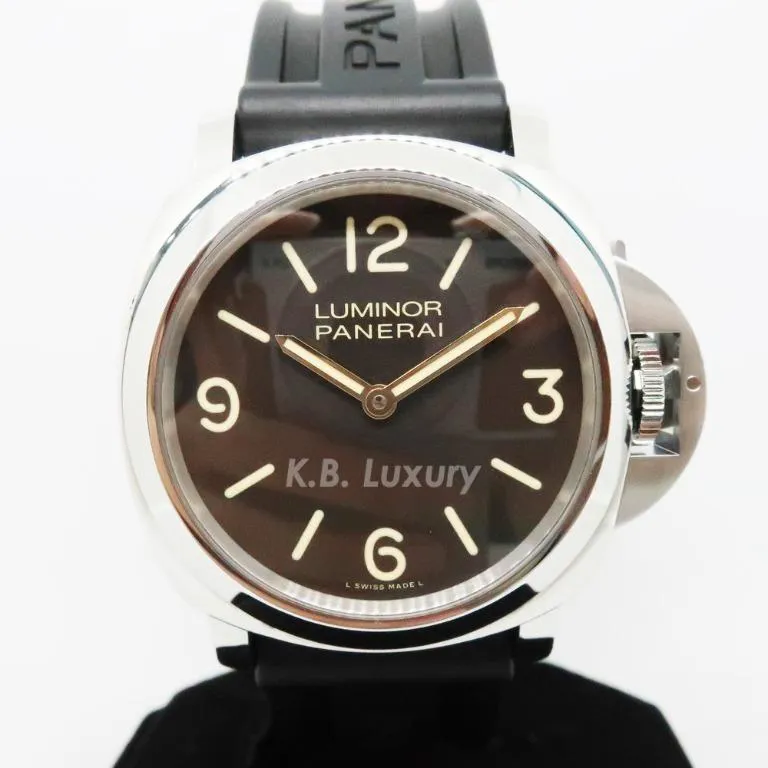 Panerai Luminor Base PAM 390 44mm Stainless steel "Tobacco"