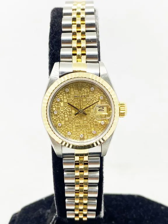 Rolex Lady-Datejust 69173 26mm Yellow gold and Stainless steel and 18k yellow gold White