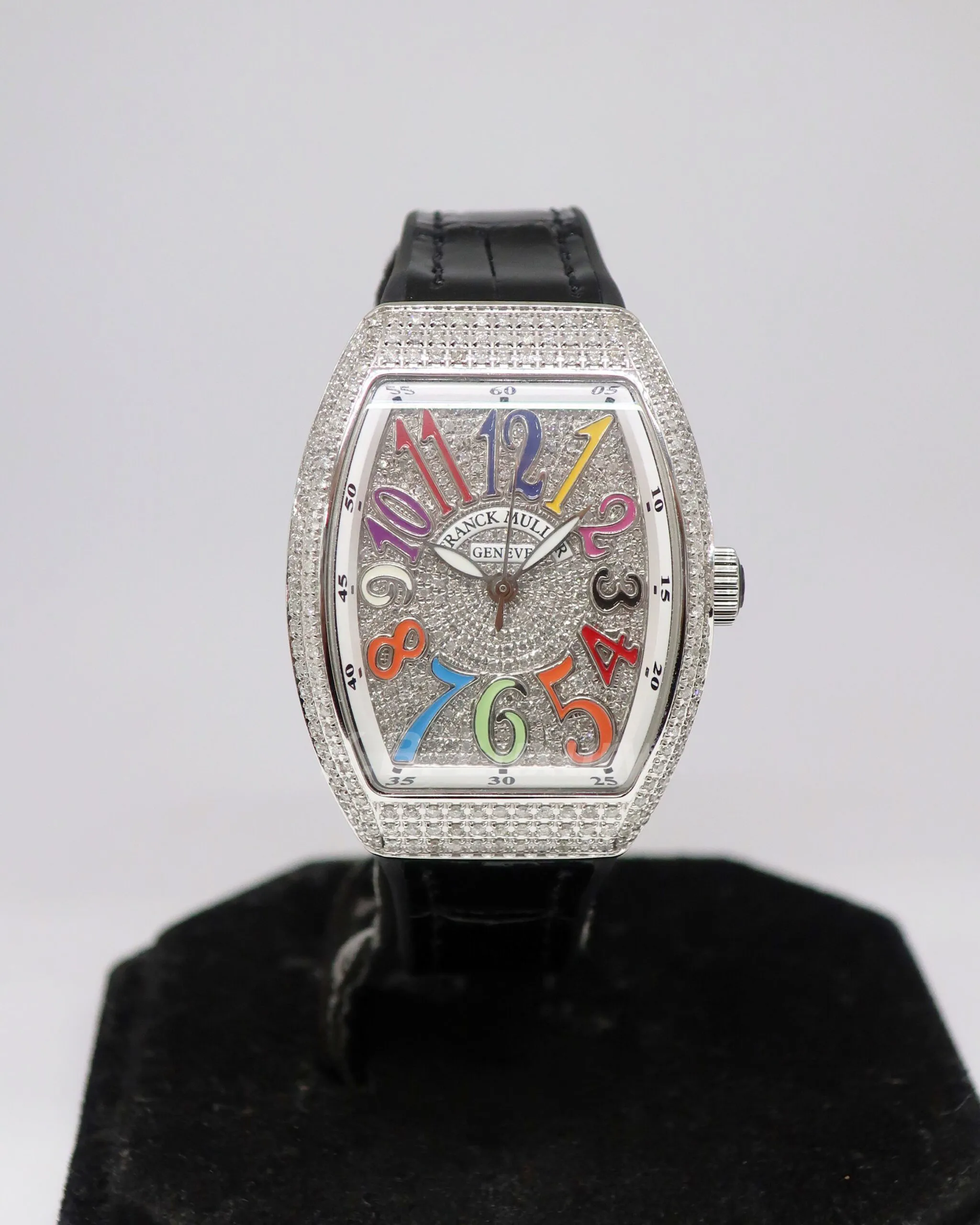 Franck Muller Vanguard V 32 SC AT FO 32mm Stainless steel Diamond