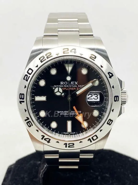 Rolex Explorer II 216570 42mm Stainless steel Black