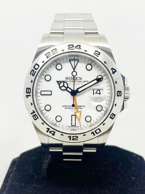 Rolex Explorer II 216570 42mm Stainless steel White