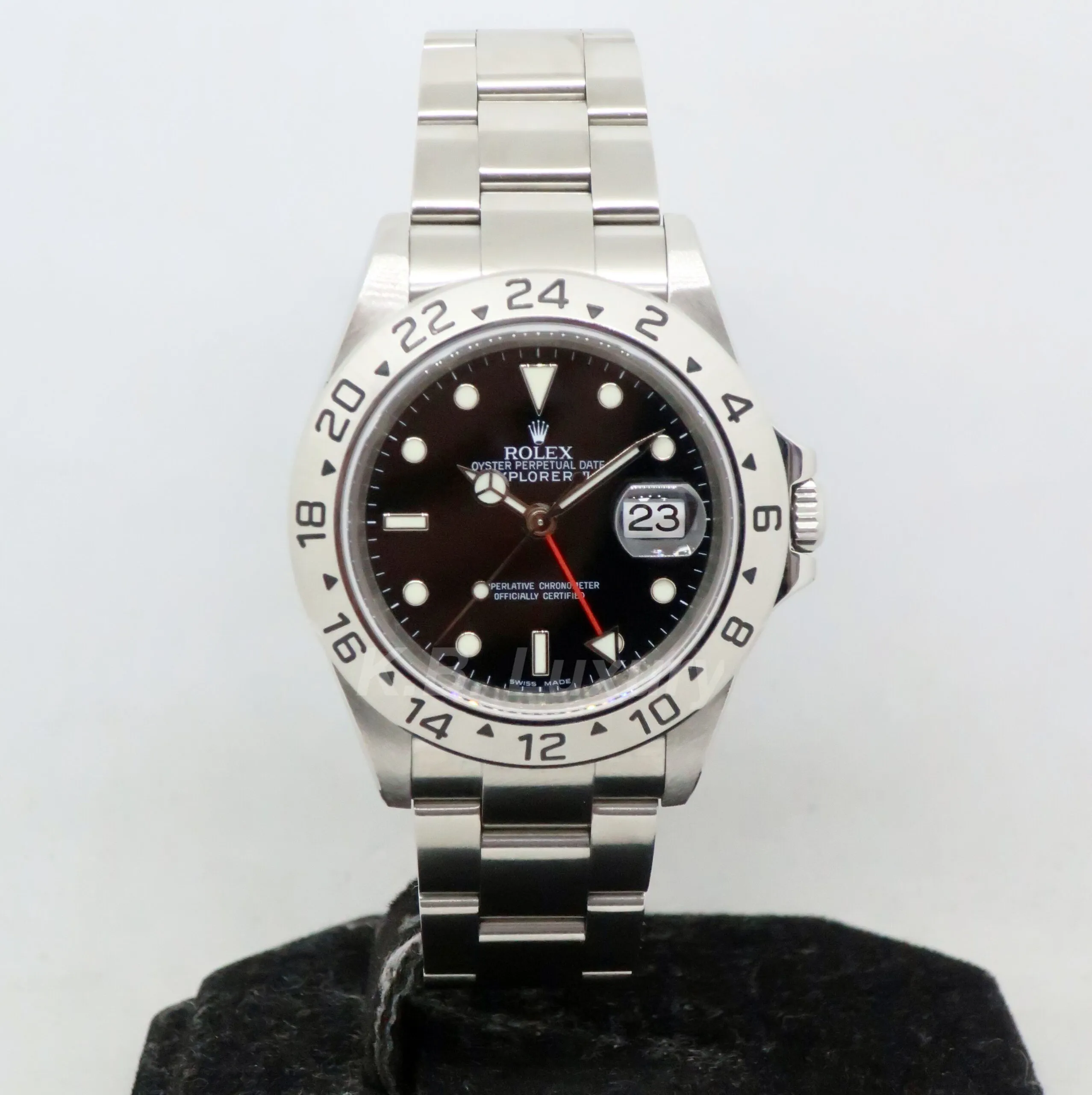 Rolex Explorer II 16570 40mm Stainless steel Black