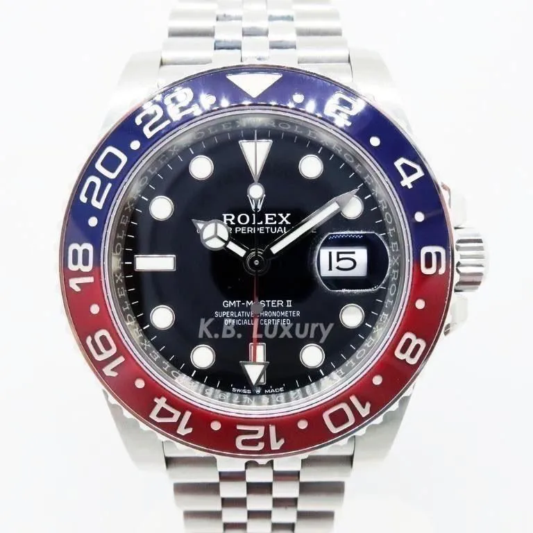 Rolex GMT-Master II 126710BLRO 40mm Stainless steel Black