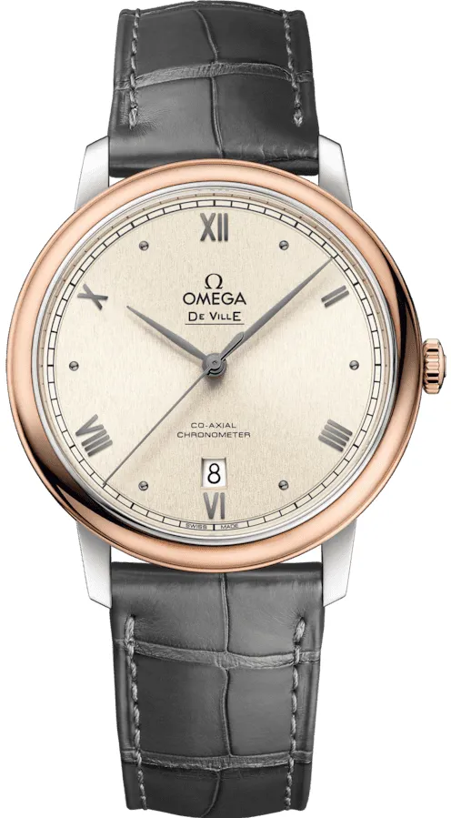 Omega De Ville 424.23.40.20.09.001 39.5mm Yellow gold and stainless steel Silver