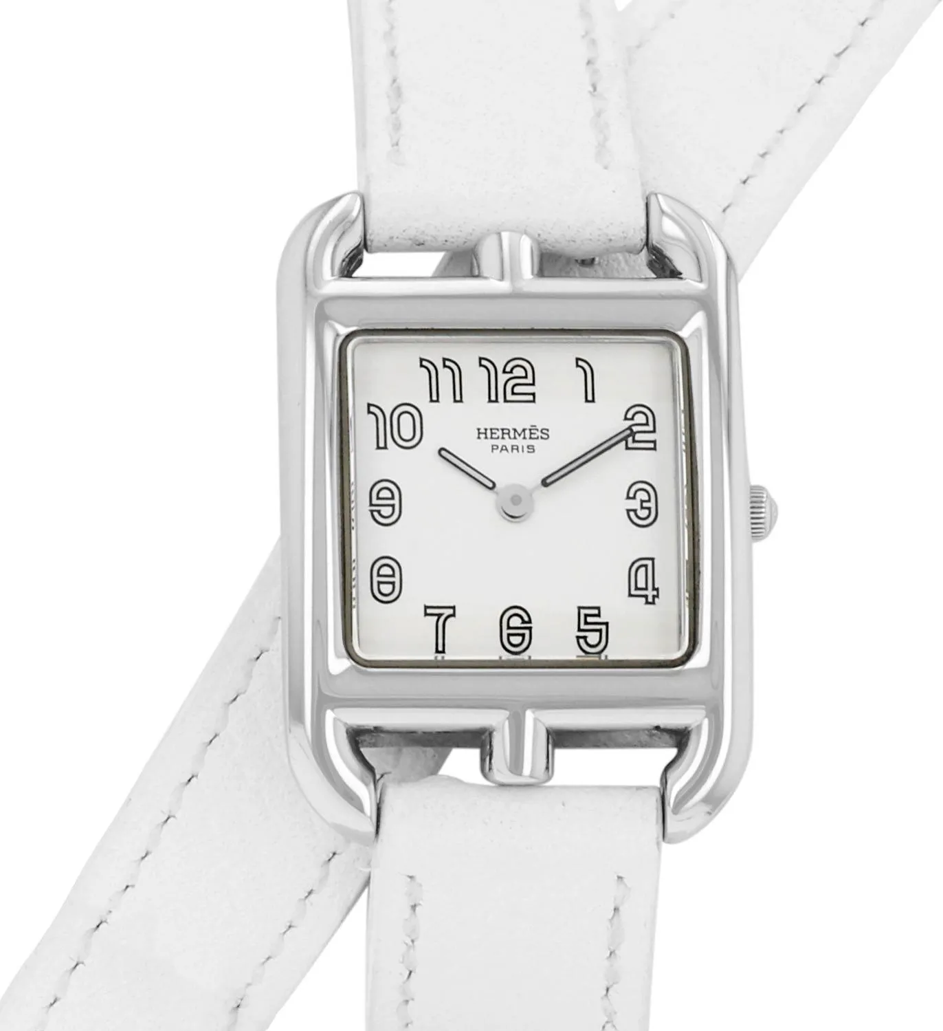 Hermès Cape Cod CC1.210 23mm Stainless steel White