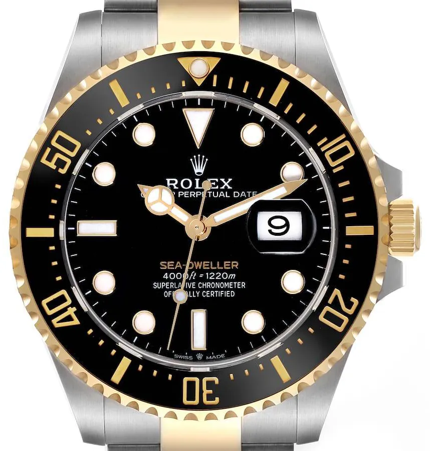 Rolex Sea-Dweller 126603-0001 43mm Yellow gold and Oystersteel Black