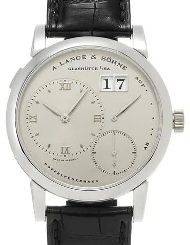 A. Lange & Söhne Lange 1 101.025 38.5mm Platinum Silver