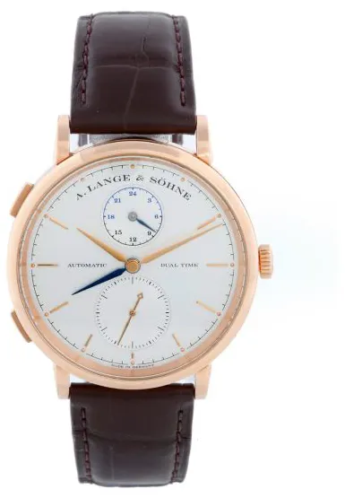 A. Lange & Söhne Saxonia 385.032 40mm Rose gold Silver