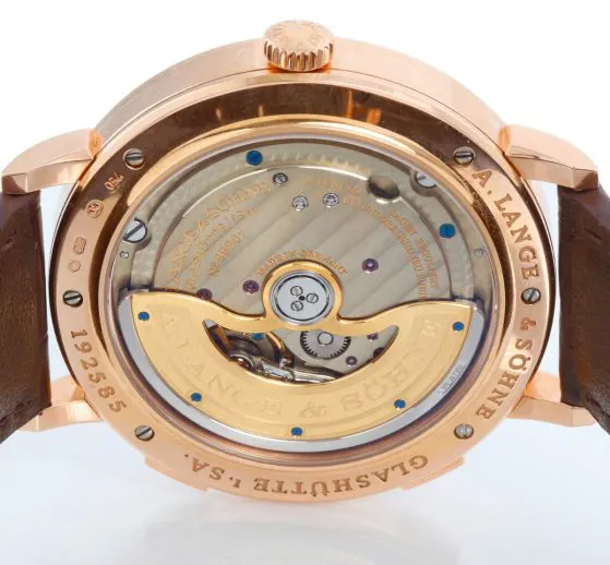 A. Lange & Söhne Saxonia 385.032 40mm Rose gold Silver 5