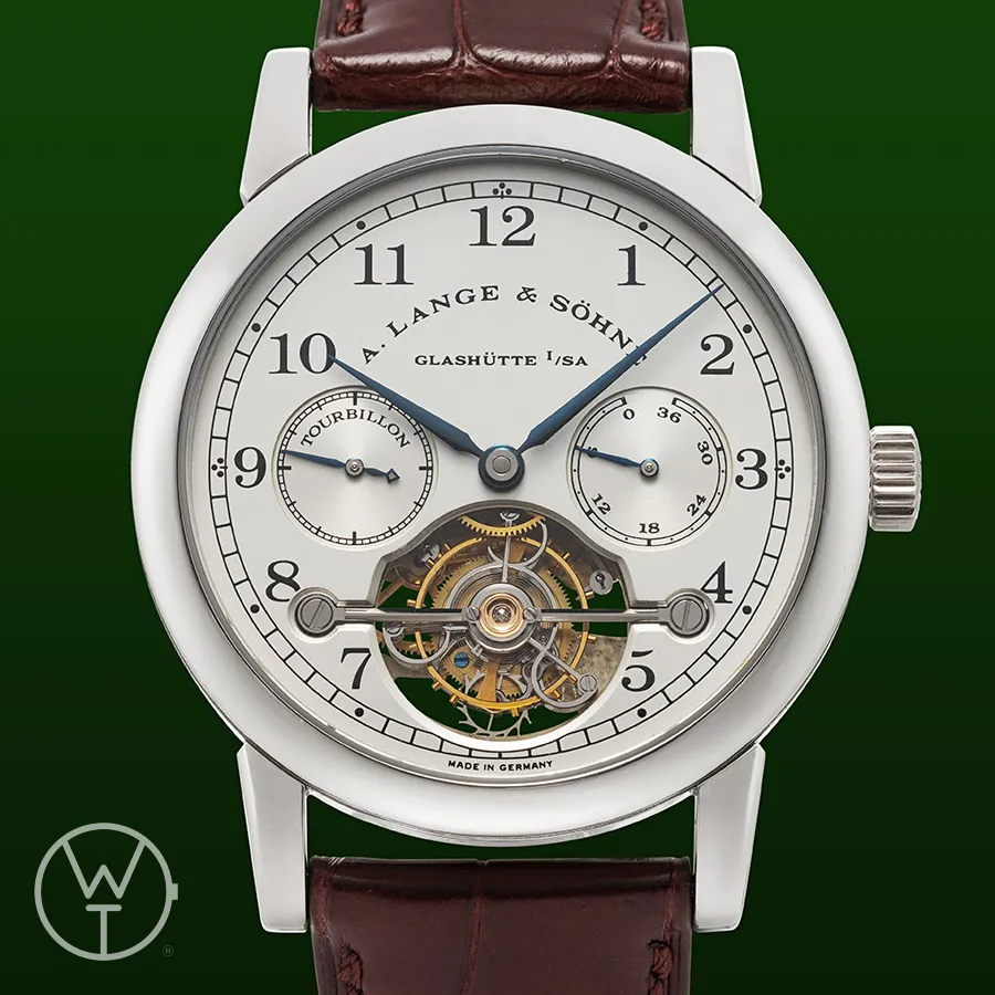 A. Lange & Söhne Tourbillon 701.005 38.5mm Platinum Silver