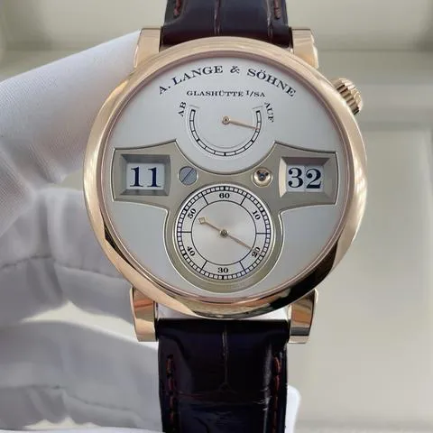 A. Lange & Söhne Zeitwerk 140.032 42mm Rose gold Silver