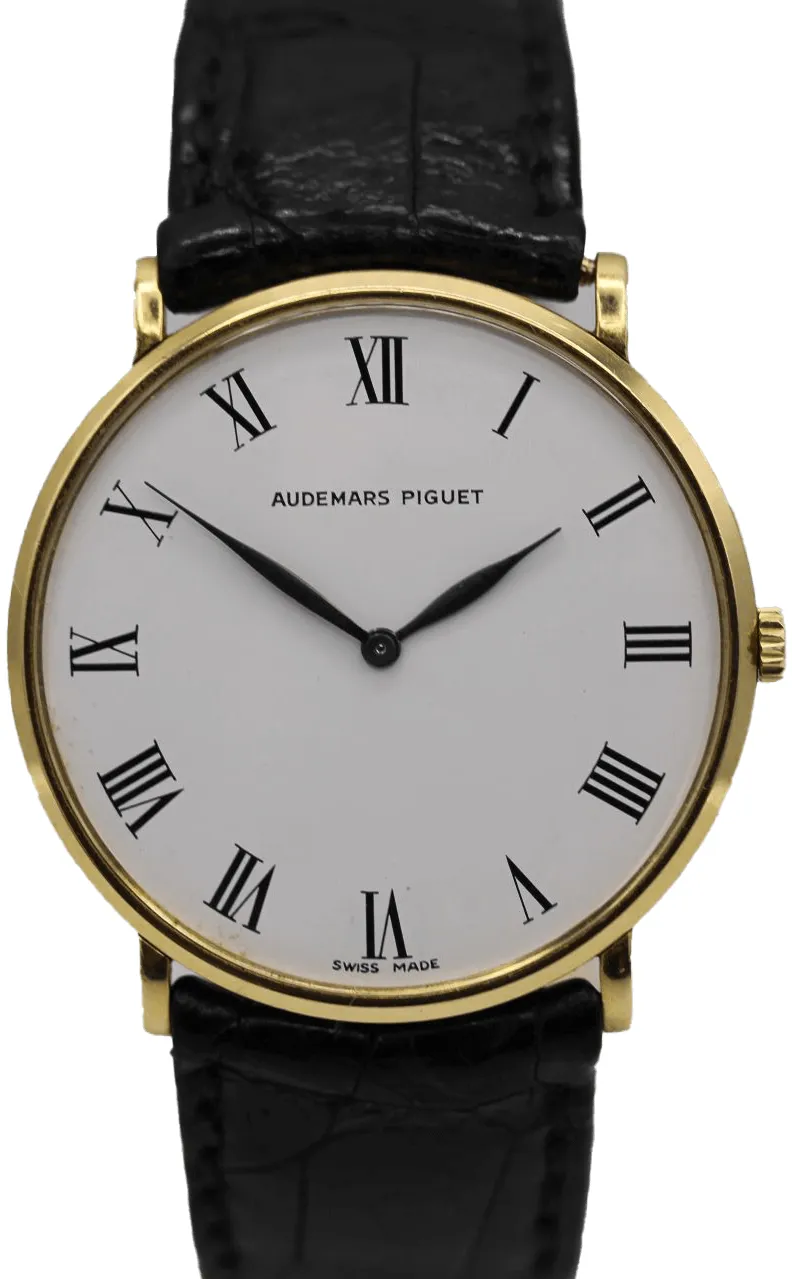 Audemars Piguet Ultra-thin 32mm Yellow gold White