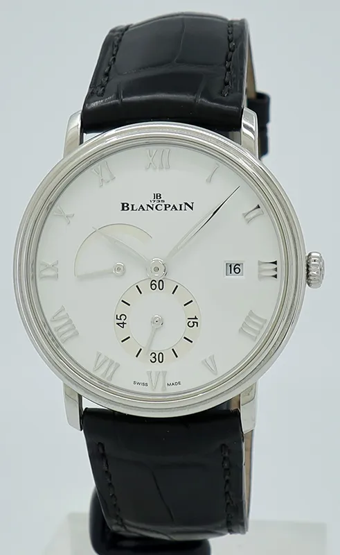 Blancpain Villeret 6606A-1127-55B 40mm Stainless steel White