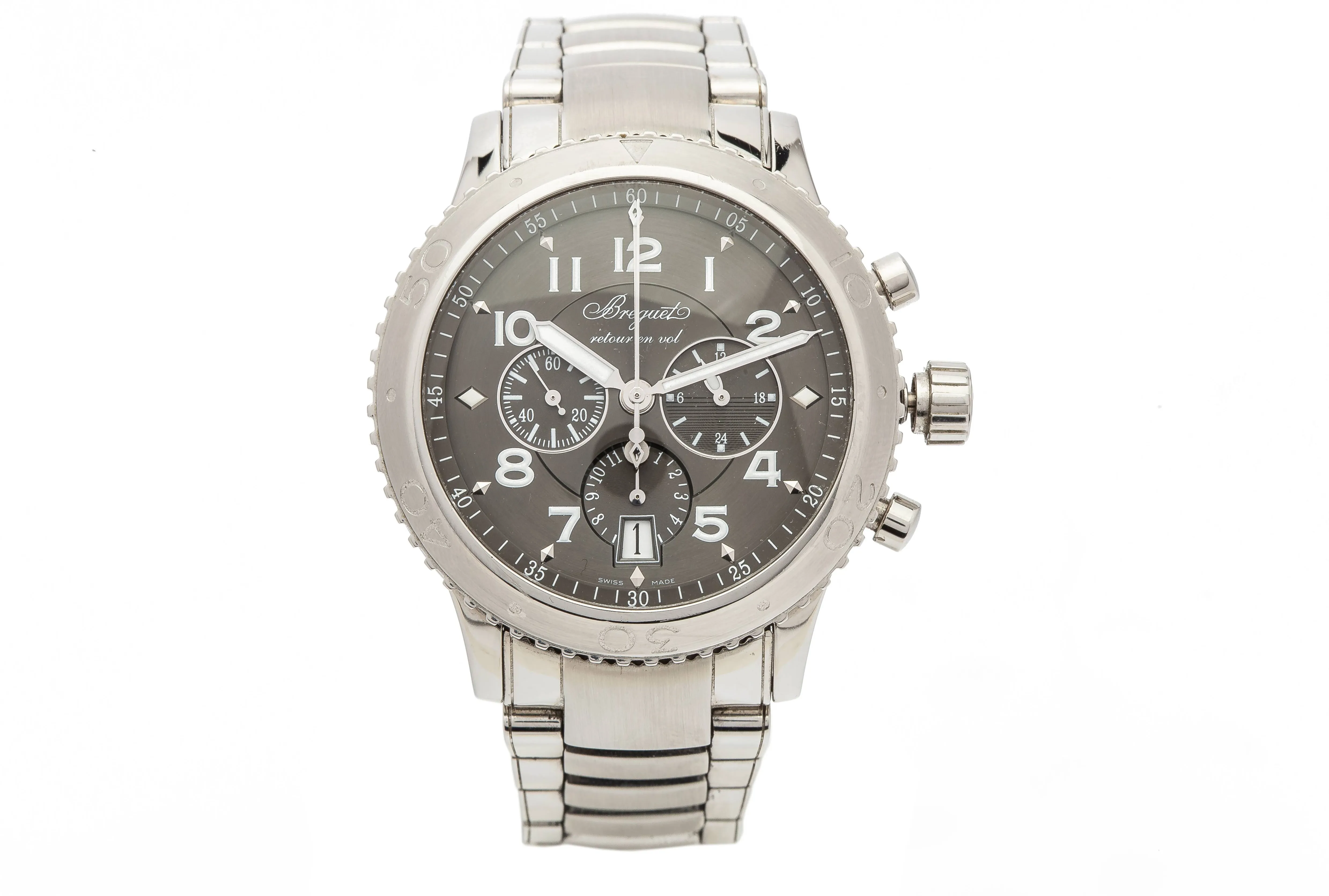 Breguet Type XX - XXI - XXII 3810ST Stainless steel 1