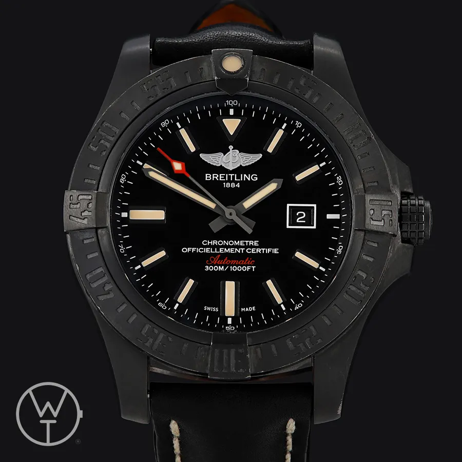 Breitling Avenger Blackbird V1731010 47mm Titanium Black