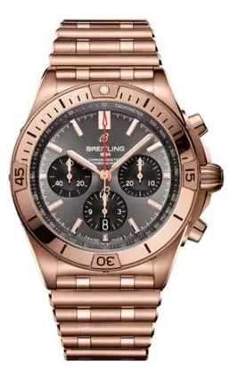 Breitling Chronomat RB0134101B1R1 42mm Rose gold Gray