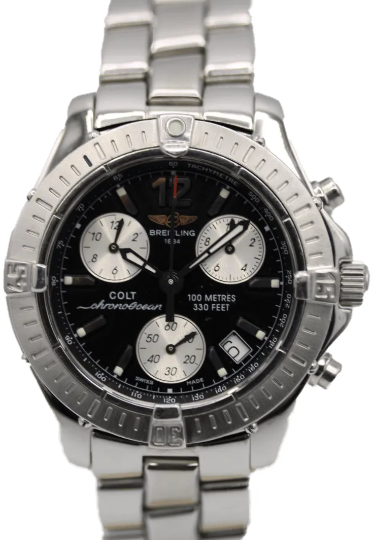 Breitling Colt A53350 41mm Stainless steel Black