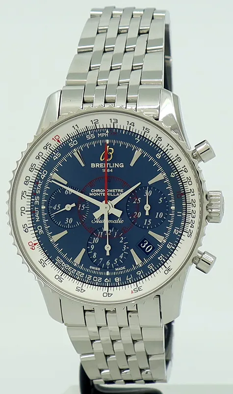 Breitling Montbrillant AB0130 40mm Stainless steel Blue