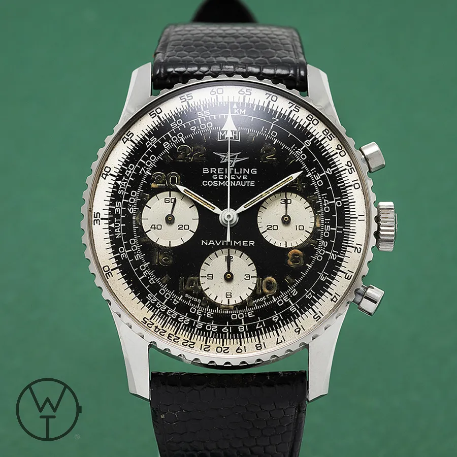 Breitling Navitimer Cosmonaute 809 41mm Stainless steel Black