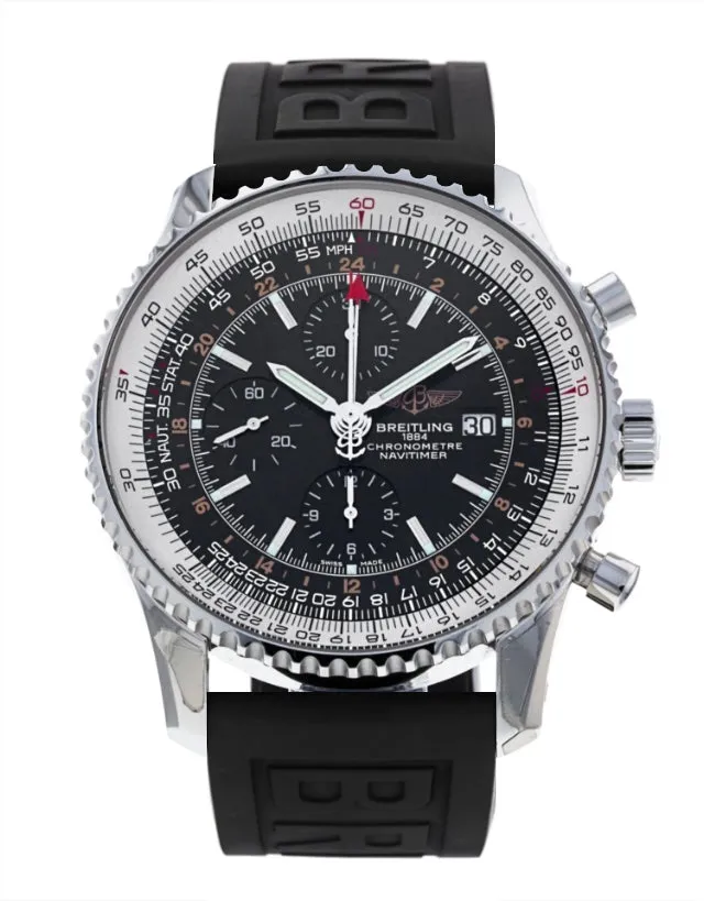 Breitling Navitimer A24322 46mm Stainless steel Black