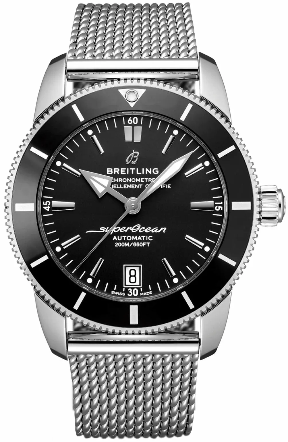 Breitling Superocean Heritage AB2010121B1A1 42mm Stainless steel Black