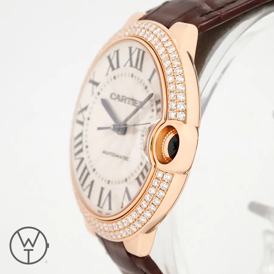 Cartier Ballon Bleu 2999 42mm Rose gold Silver 6