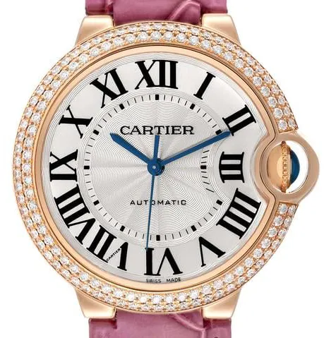 Cartier Ballon Bleu 36mm WE900551 36.5mm Rose gold White