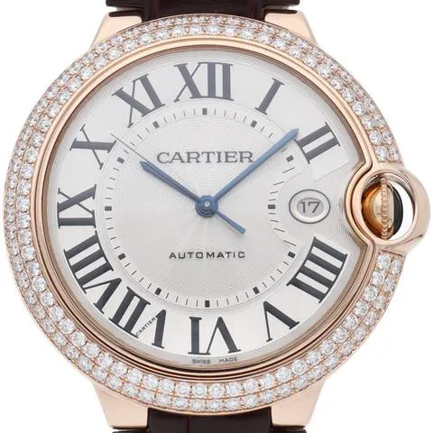 Cartier Ballon Bleu 42mm WE900851 42mm Rose gold Silver