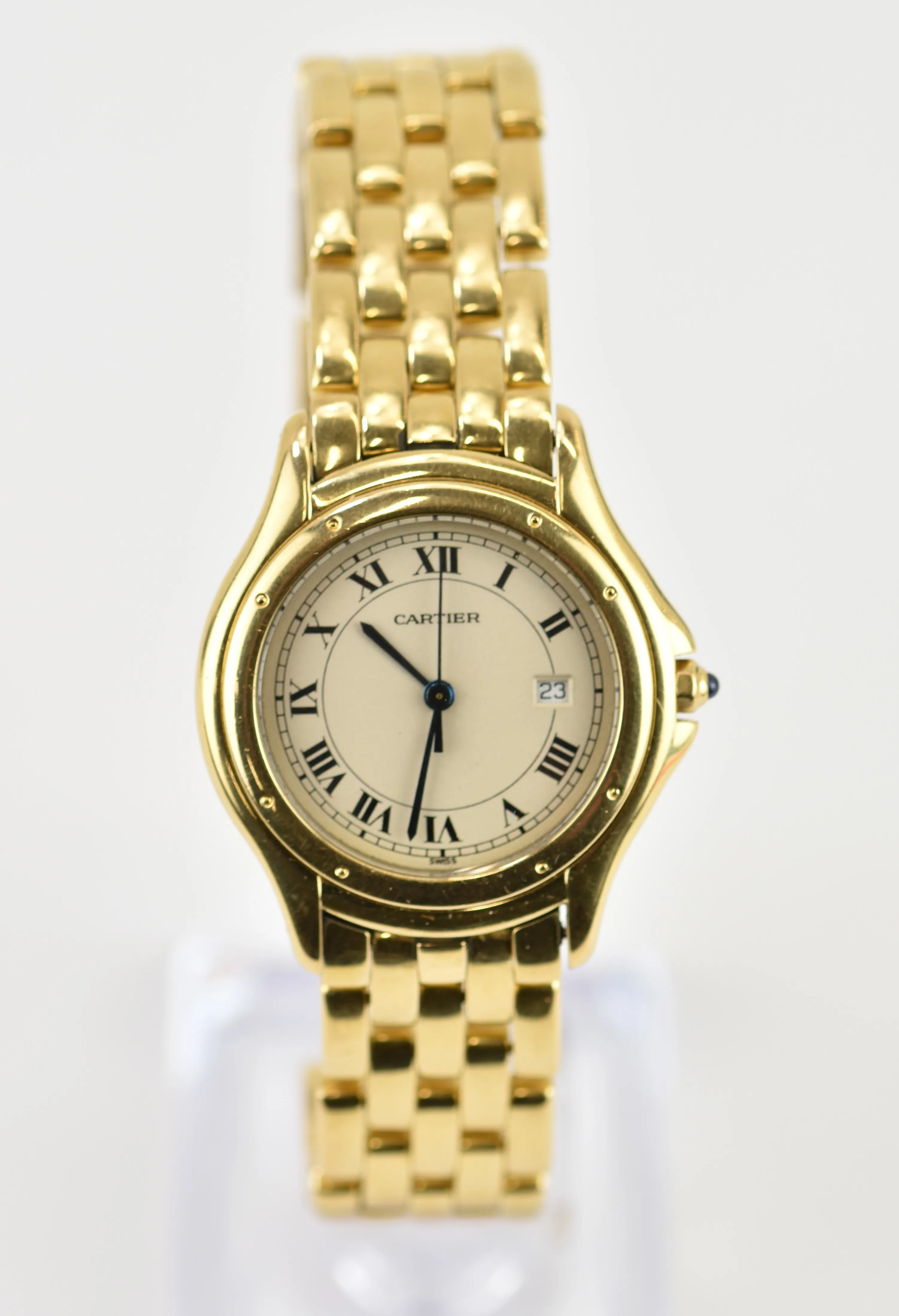 Cartier Cougar 88904 26mm Yellow gold Cream 2