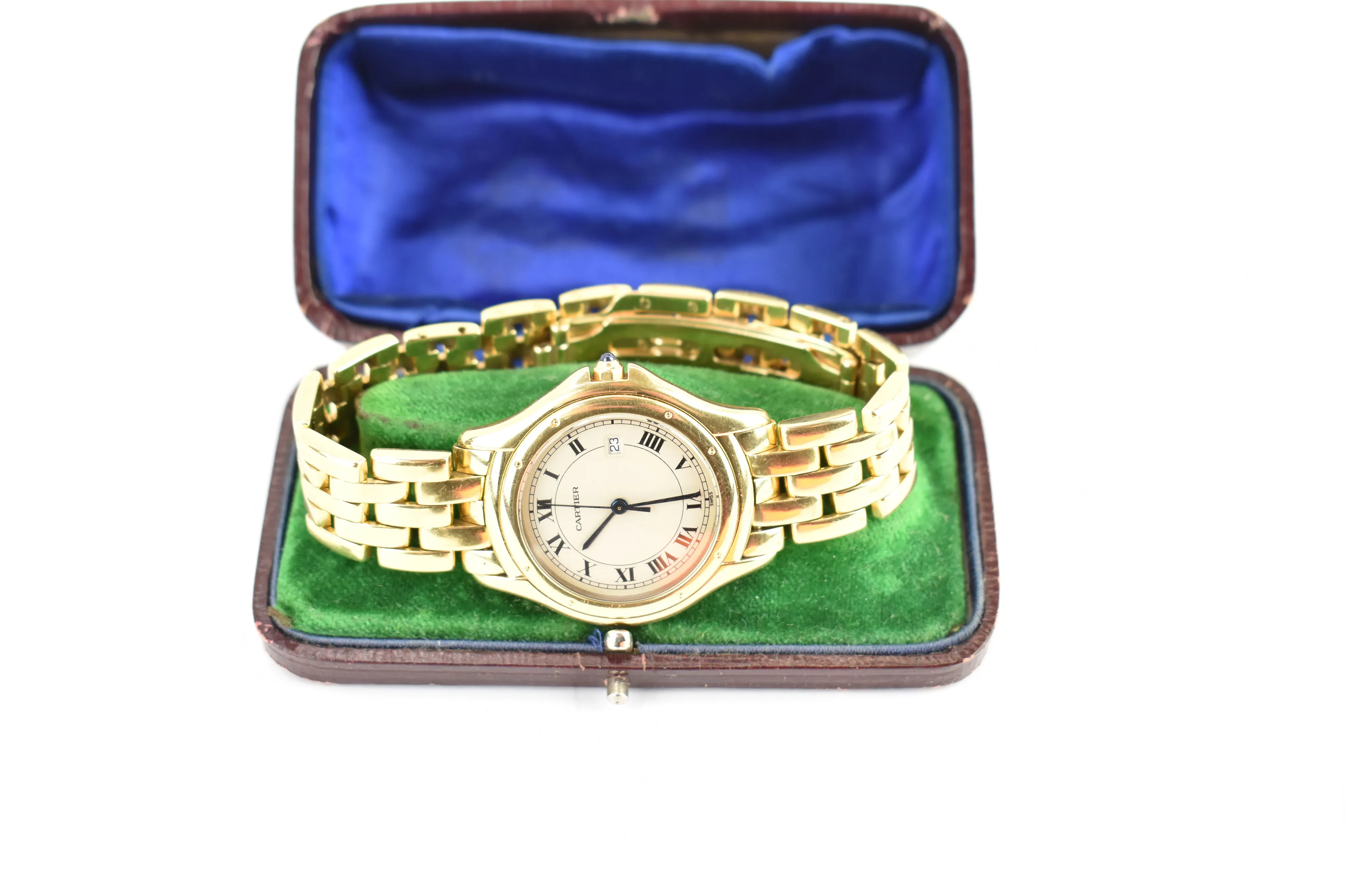 Cartier Cougar 88904 26mm Yellow gold Cream 7