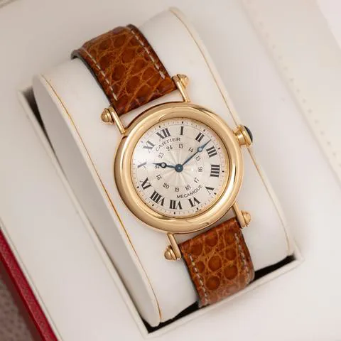 Cartier Diabolo 1460 32mm Yellow gold Silver 7